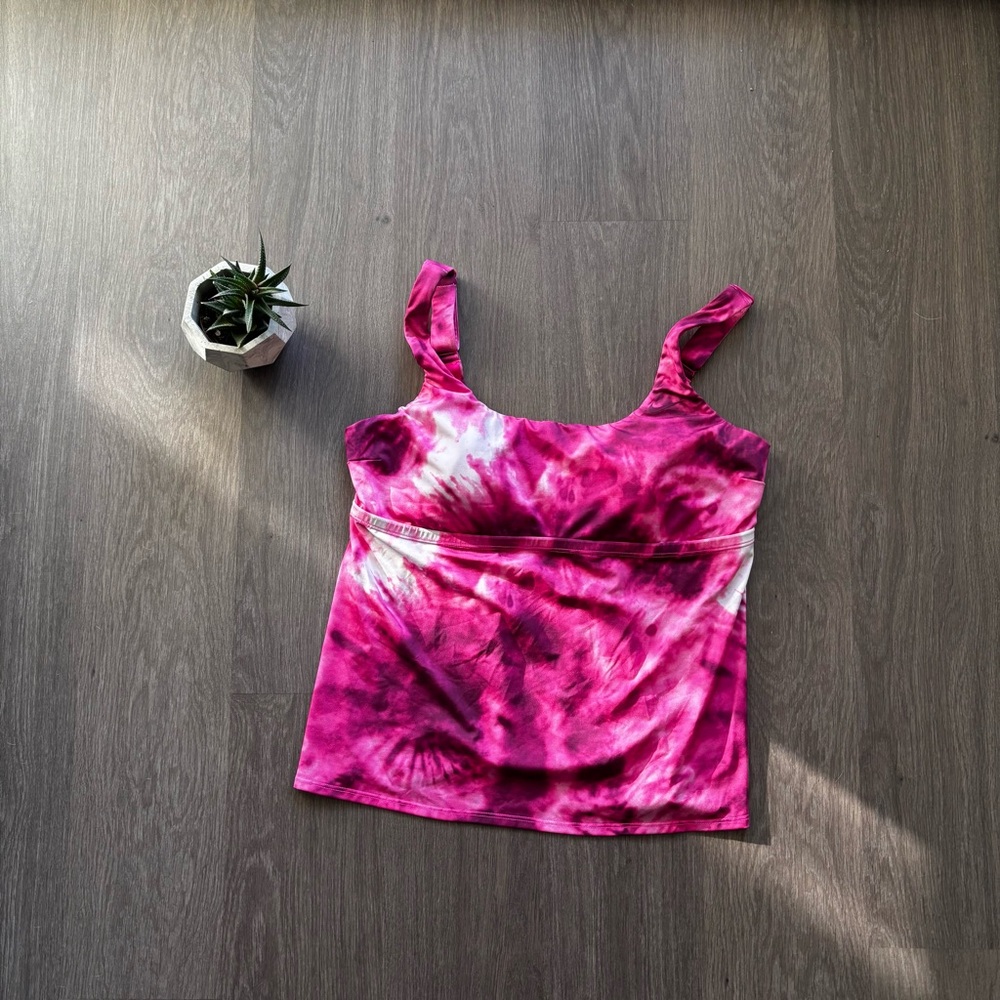 Pink Tie-Dye Women's Top